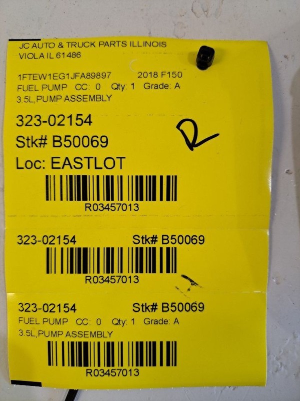 Fuel Pump Tank Mounted Pump Assembly 2.7L Fits 15-20 FORD F150 PICKUP 3457013