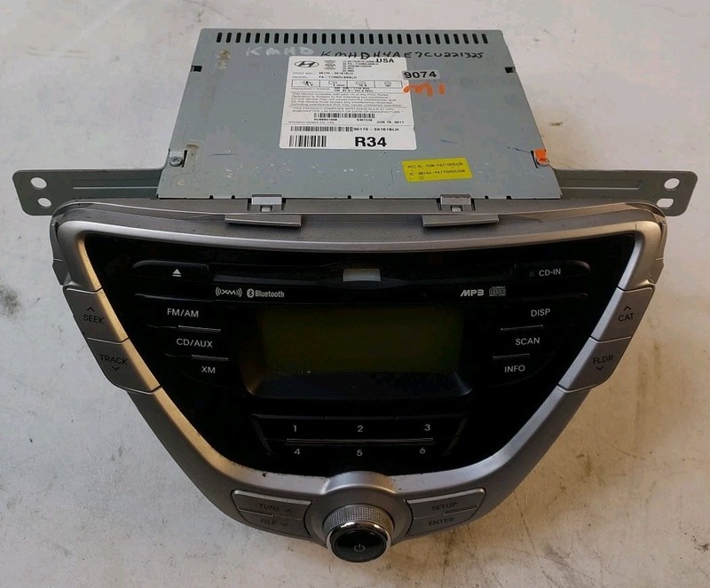 2011-2013 Hyundai Elantra Am/Fm Cd Player Radio Receiver OEM 96170-3X161BLH