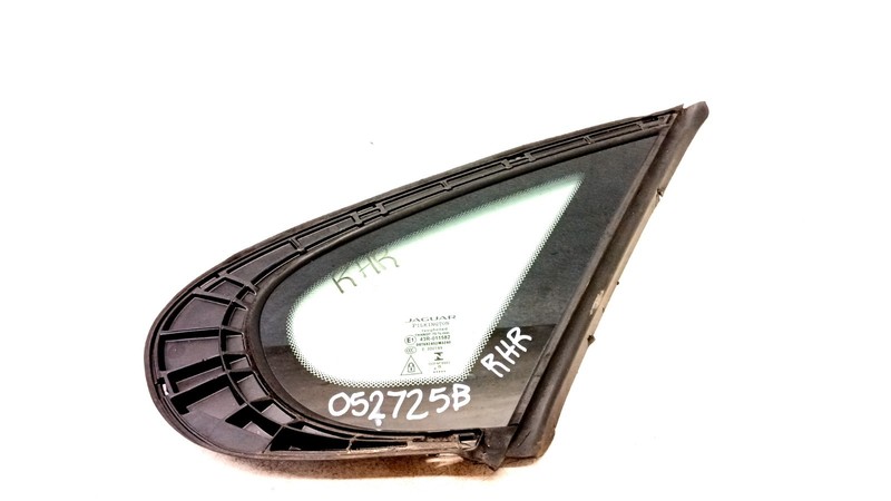 16-19 JAGUAR X260 XF SEDAN GLASS WINDOW QUARTER VENT REAR RIGHT OEM 052725B