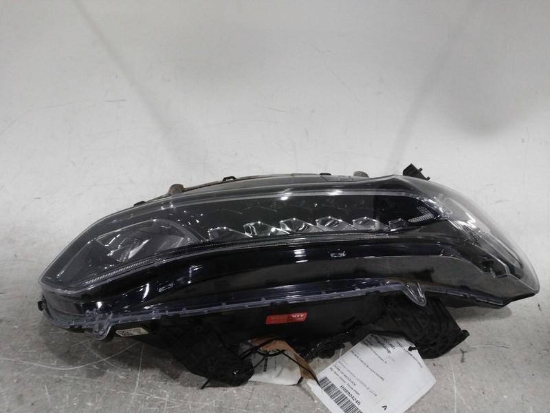 2019 Honda Accord Right Headlight Assembly Grey 644565 37K Miles Used