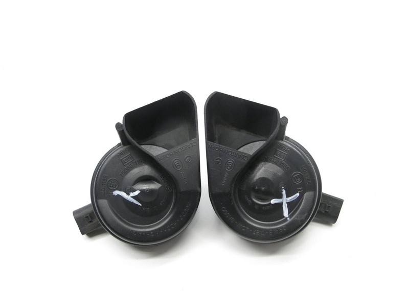 08-17 AUDI 8R Q5 8T A5 S5 A4 HIGH LOW TONE HORN SET LEFT RIGHT OEM 013124