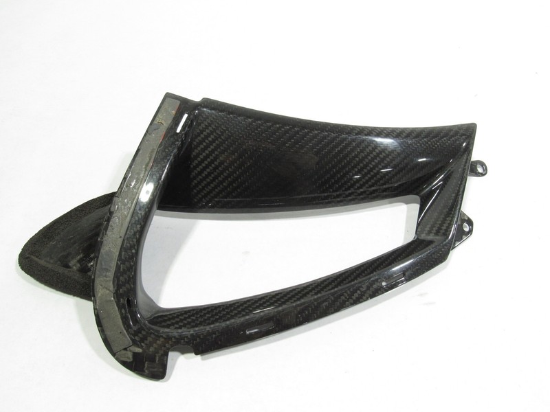 17-23 McLaren 720S 2018 Front Right Bumper Vent Insert Trim Cover Carbon !Y2