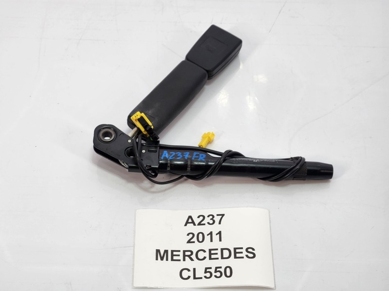 ✅ 07-14 OEM Mercedes W216 W221 CL550 Front Right Side Seat Belt Buckle Black
