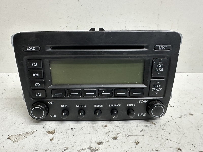 2006-2010 VW Passat AM FM Audio Radio Stereo 2 DIN 6 Disc CD Player 1K0035180C