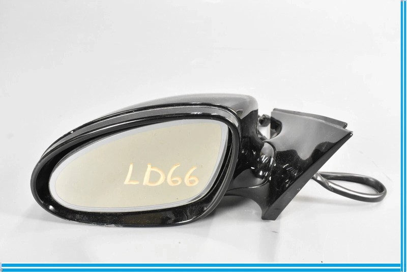 07-09 Mercedes W221 S550 S600 Left Driver Side Rear View Door Mirror Black OEM