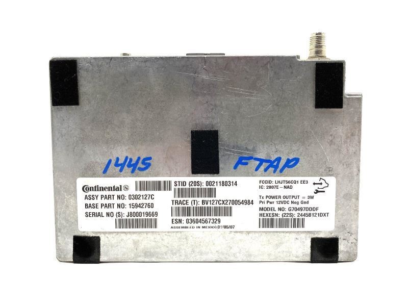 Communication OnStar Control Module 15942760 Fits 2007-2008 Hummer H3 77996