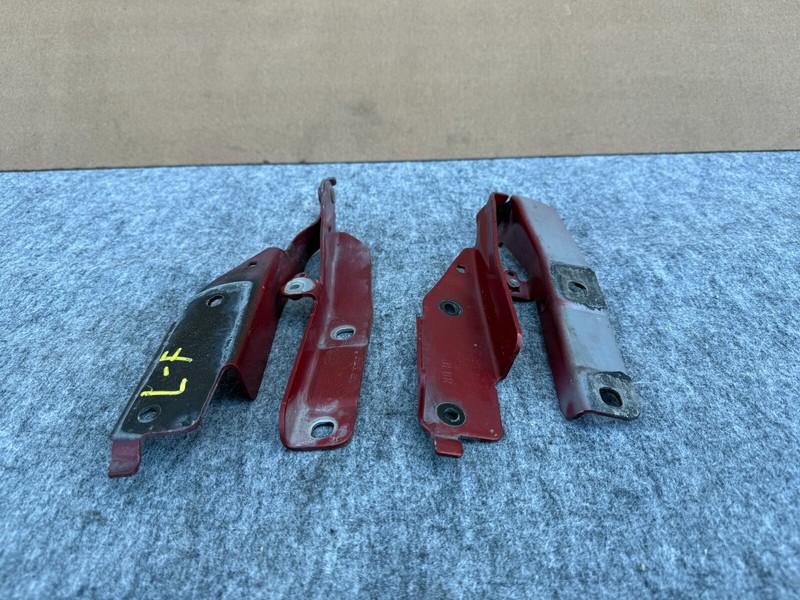 INFINITI Q50 Q60 2014-2024 OEM LEFT AND RIGHT HOOD HINGES BRACKETS BLUE (PAIR)