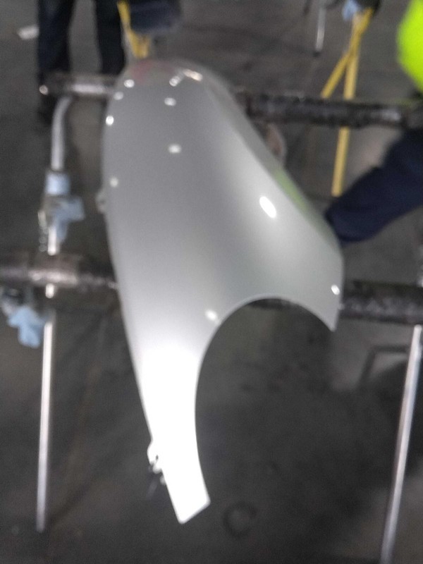 2015 Volkswagen Beetle Left Rear Fender Silver OEM Used BENT TABS 582535
