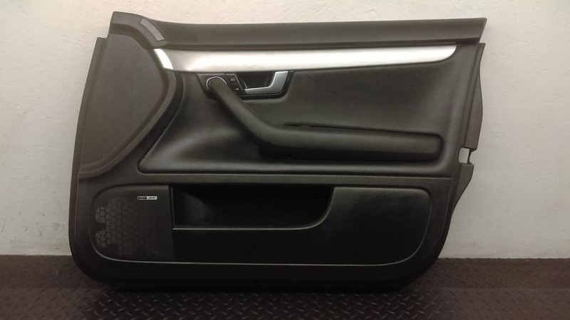 2006 Audi A4 S-Line Front Right Passenger Door Trim Panel Black OEM