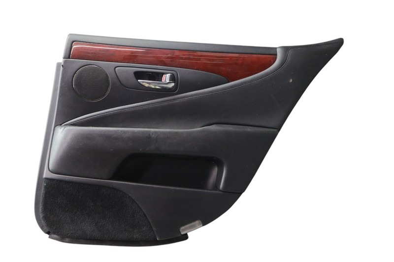 07-09 Lexus LS460 Rear Right Passenger Side Interior Door Trim Panel Black OEM