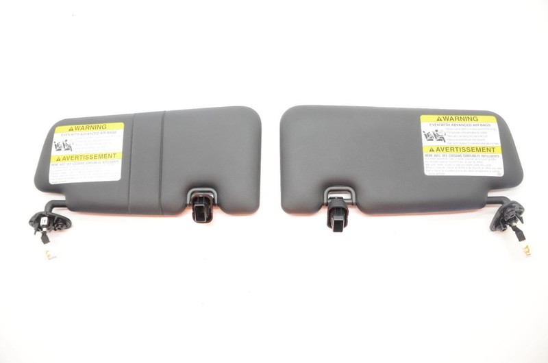 22-23 WRX Pair of Left and Right Front Black Sun Visors with Illumination