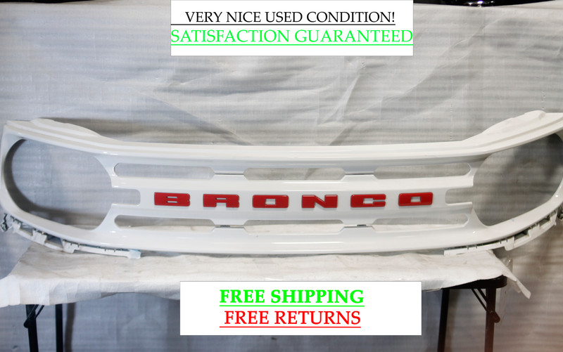 2021-2023 Ford Bronco Front Upper Grille Grill Nice Oem