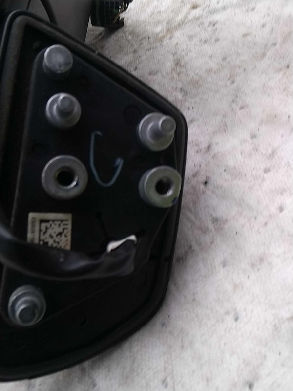 2019 Chevrolet Cruze Right Door Mirror Assembly Grey OEM Used 56000 Miles