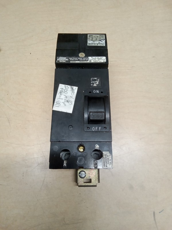 Square D 2 Pole 200A Type Q2 Circuit Breaker