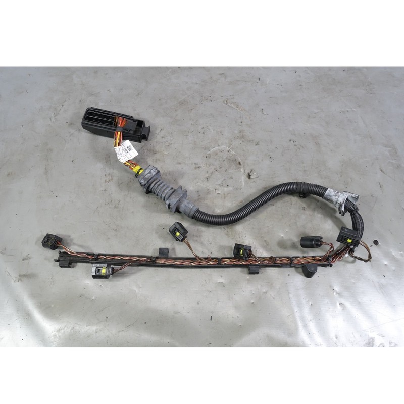 2014-2018 BMW F15 X5 xDrive35d N57 Diesel Fuel Injector Elec Wiring Harness OEM