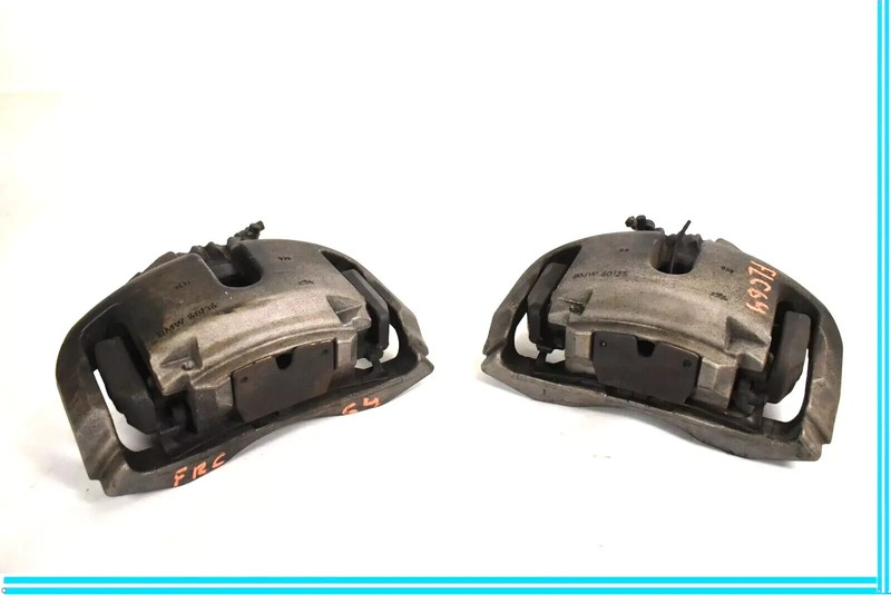 09-16 BMW 650i 550i 740i 750Li Front Left & Right Brake Calipers Set of 2 OEM