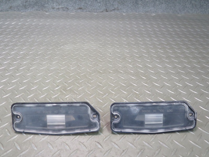 2004-2009 CADILLAC XLR REAR TRUNK LID LICENSE PLATE LIGHT LAMP SET OF 2