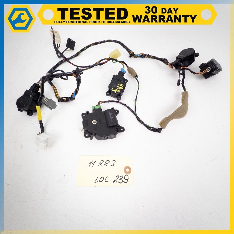 10-13 Land Rover L320 HVAC RECIRCULATED AIR FLAP SERVO MOTOR ACTUATOR SET OEM