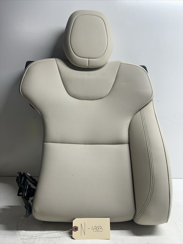 21-23 Tesla Model S Rear Right Upper Seat Cushion Beige W/Headrest N-4983 UP