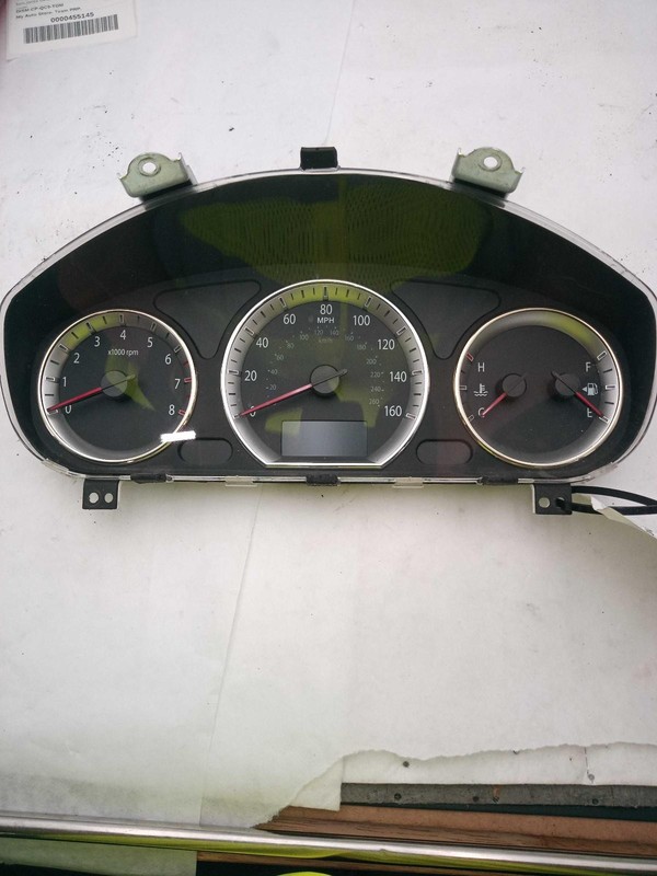 2009 Hyundai Sonata Speedometer Gauge OEM 2.4L Silver 120K Miles