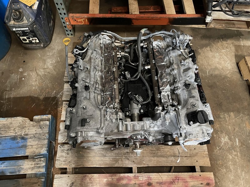 10-17 LEXUS LS460 4.6L 1URFSE AWD ENGINE MOTOR DAMAGED AS IS