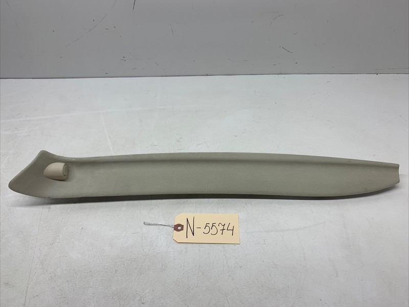 Tesla Model X Left Sunvisor Bezel Trim Alcantara Cream/Fog 1050286-73-H 5574 U8
