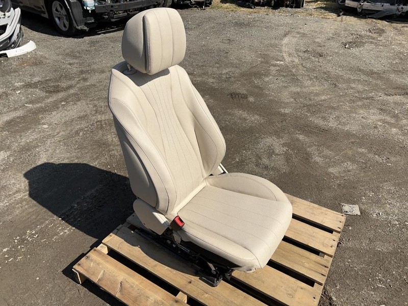 17-22 MERCEDES E300D LEFT FRONT SEAT LEATHERETTE TAN TC:125 AWD 50K 4MATIC 65701