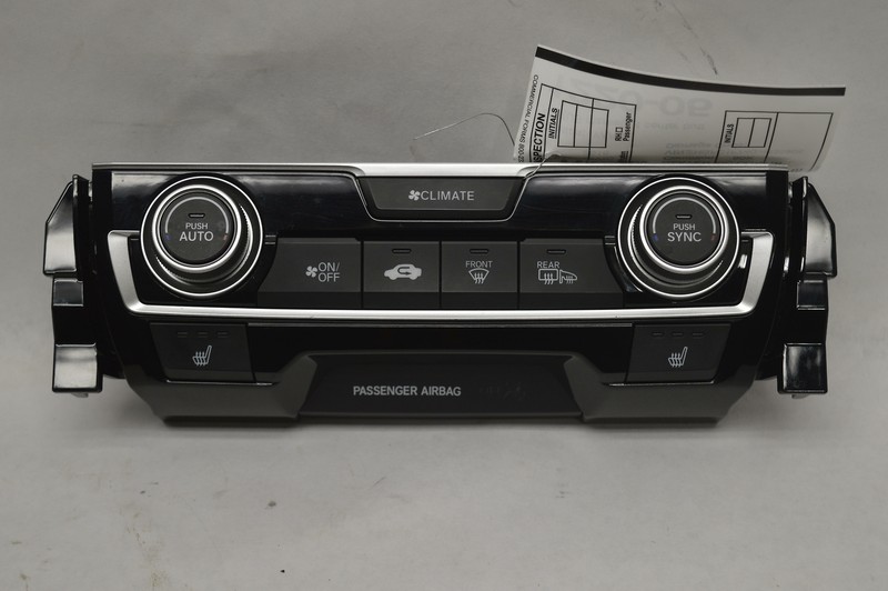 16 17 18 HONDA CIVIC A/C HEATER CLIMATE CONTROL UNIT W/ HEATED SEATS OEM