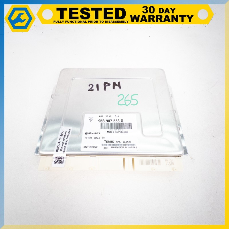 19-24 PORSCHE MACAN AIR SUSPENSION CONTROL MODULE OEM 95B907553Q