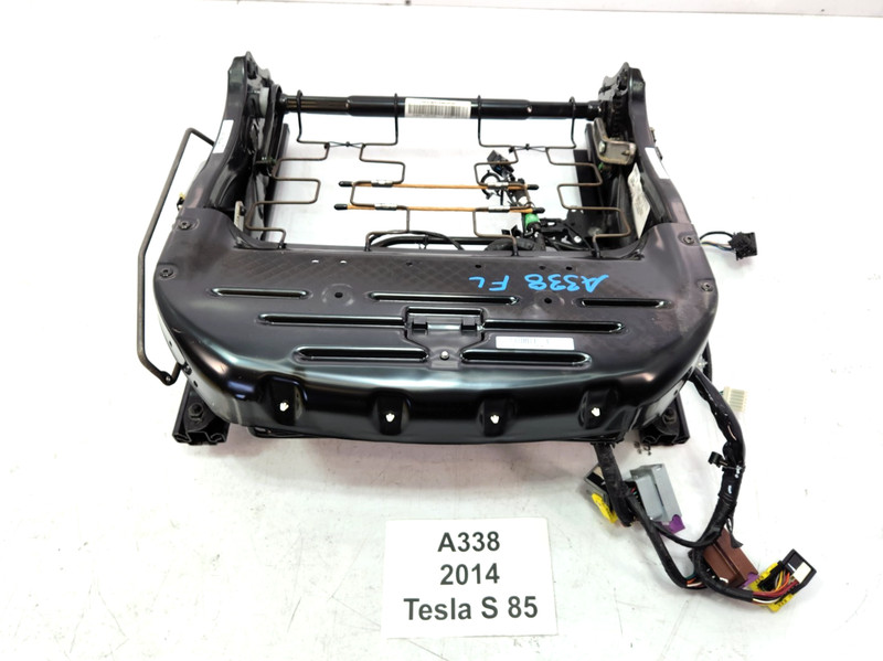 ✅ 12-16 OEM Tesla Model S Front Left Driver Seat Lower Frame Track W/ Motors
