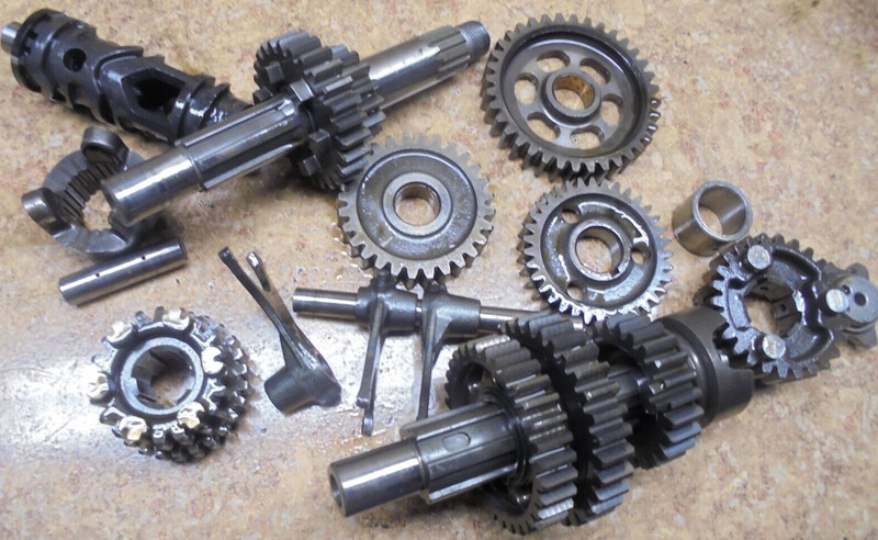 1986 Kawasaki Vulcan VN750 VN 750 A Engine Motor Transmission Gears Shift Fork
