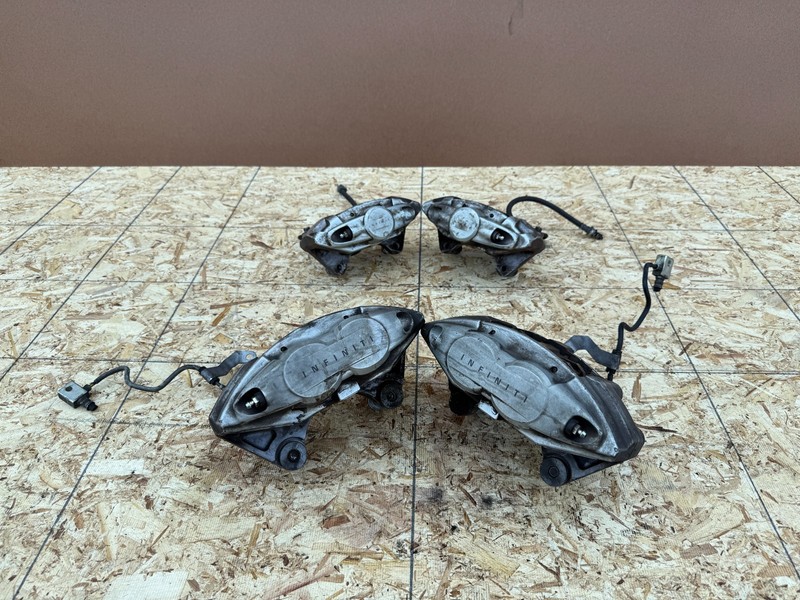 INFINITI NISSAN 2007-2024 OEM FRONT REAR LEFT RIGHT AKEBONO BRAKES CALIPERS ASSY