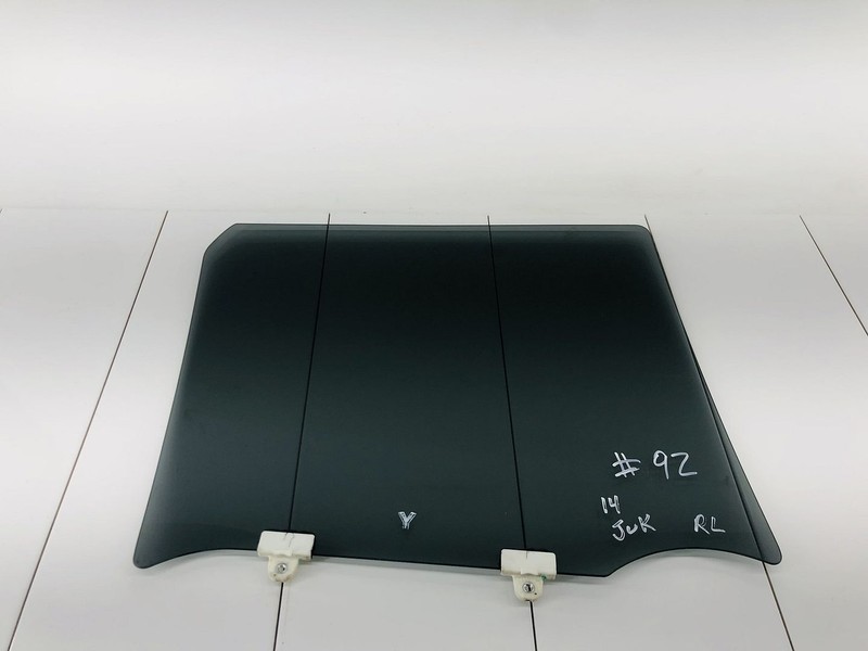 11-17 NISSAN JUKE REAR LEFT DRIVER SIDE DOOR WINDOW GLASS OEM #92