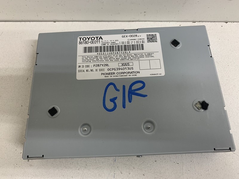 2014-2016 Toyota Venza Satellite Receiver Module Computer 86180-0E011 Oem