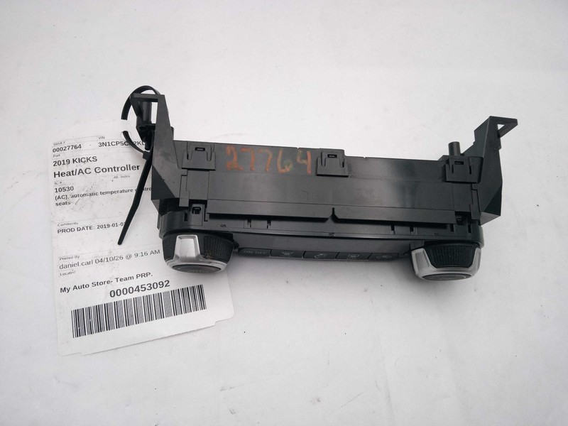 2019 Nissan Kicks A/C Selector Switch OEM Grey 275005RA5A 99K Miles