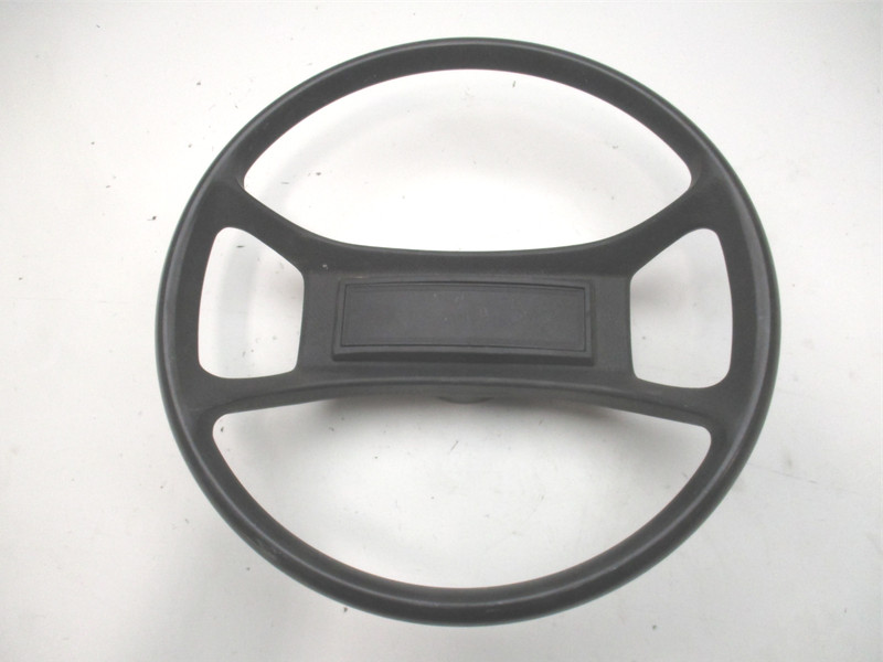 1980's ForesterBoat Steering Wheel 13.75" Black Plastic 3/4" Shaft