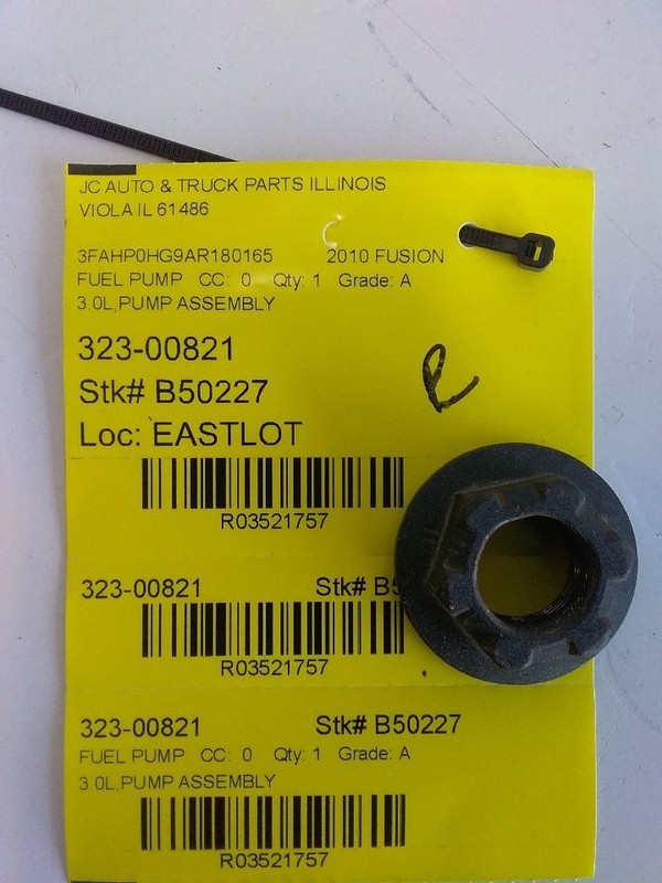 Fuel Pump Assembly 3.0L FWD Thru 05/23/10 Fits 10 FUSION 3521757