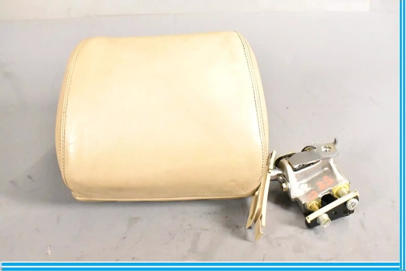90-95 Mercedes R129 SL500 300SL Front Left Side Headrest Head Rest Tan OEM