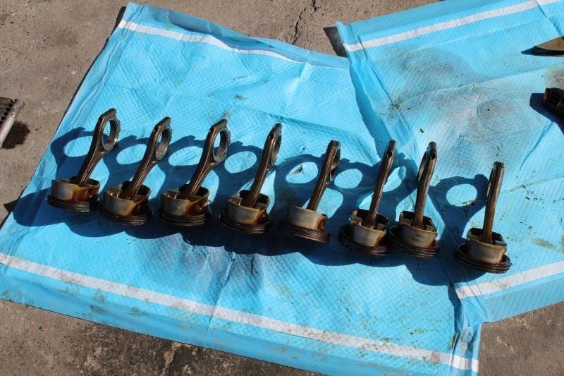 2006 2007 2008 2009 2010 BMW 550i E60 MOTOR ENGINE PISTON ROD ARMS 4.8L 8 PIECES