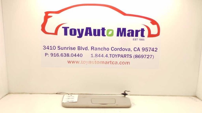 Passenger Right Sun Visor With Illumination Fits 04 SIENNA 93132