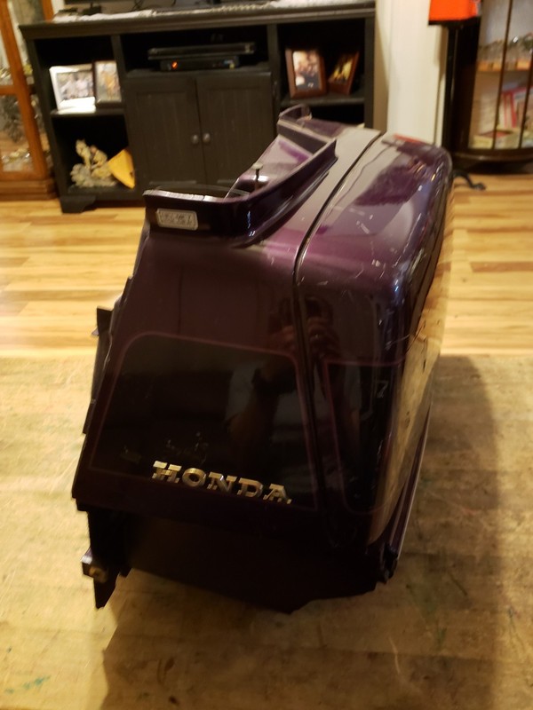 Honda OEM Right Panel Saddlebag 1988 GL1500 Aspencade 81212-MN5-3000 purple