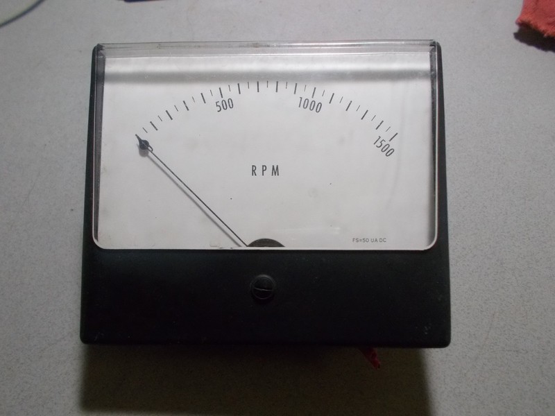 Simpson 30253 Panel Meter Tachometer 0-1500 RPM *FREE SHIPPING*