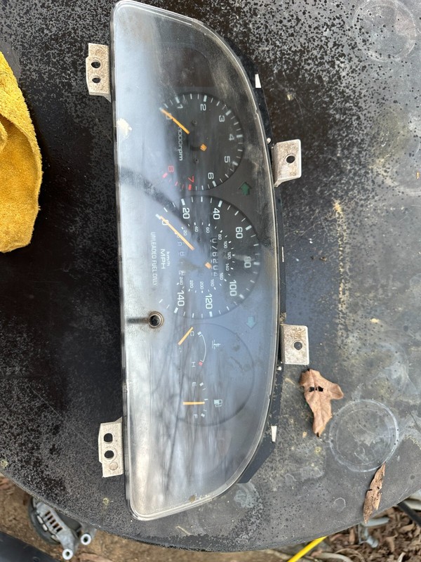 96-97 MAZDA 626 MX6 OEM INSTRUMENT SPEEDOMETER GAUGE CLUSTER V6 AT 76K