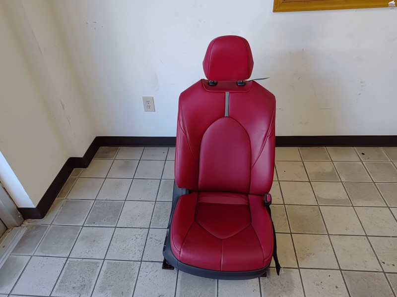 2019 TOYOTA CAMRY XSE FRONT RIGHT PASSENGER SIDE SEAT ASSEMBLY LEATHER RED OEM