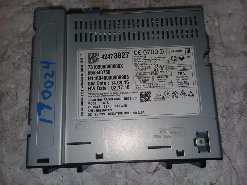 16 GMC SIERRA 2500 radio receiver OEM