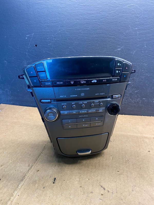 2007 to 2009 Acura Mdx Radio Stereo 6 CD Player Climate Control Pan OE ad4977 DG