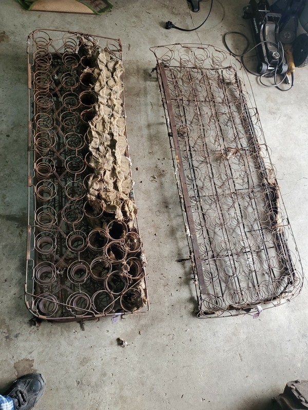 1942 - 1946 packard clipper six front seat spring set touring sedan