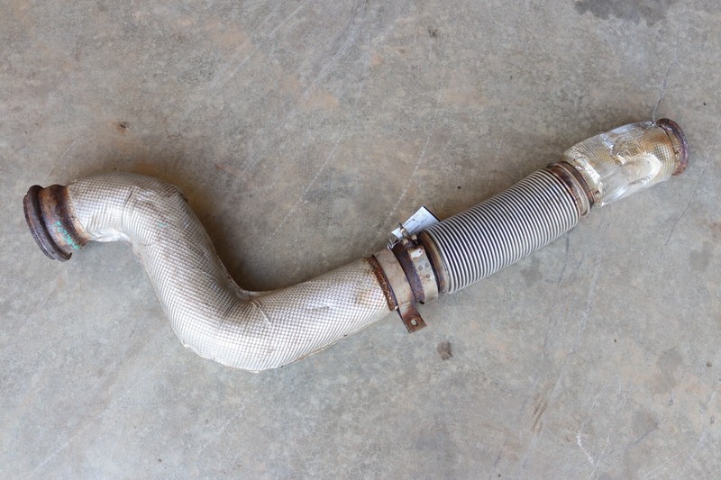 2008-2022 MACK CXU613 12.8L DIESEL MP8 EXHAUST PIPE TUBE W/ HEAT SHIELD OEM