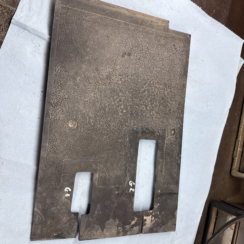 Yamaha G2 J38 Gas Or Electric vintage golf Cart Floorboard Panel Middle Piece