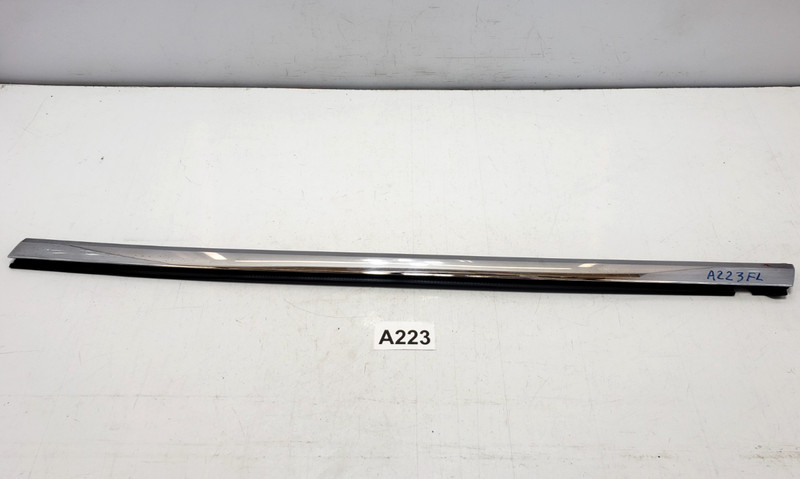 ✅ 12-20 OEM Tesla Model S Front Left Driver Exterior Chrome Belt Molding